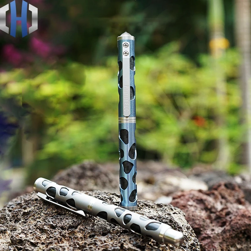 Titanium Alloy Tactical Pen Defense Pen Self-defense Tool Outdoor Survival Portable Writing Pen Multifunction