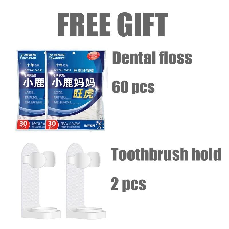 Cabeças de escova substituíveis para escova de dentes elétrica, fio dental, compatível com soocas x3/x3u, 20pcs