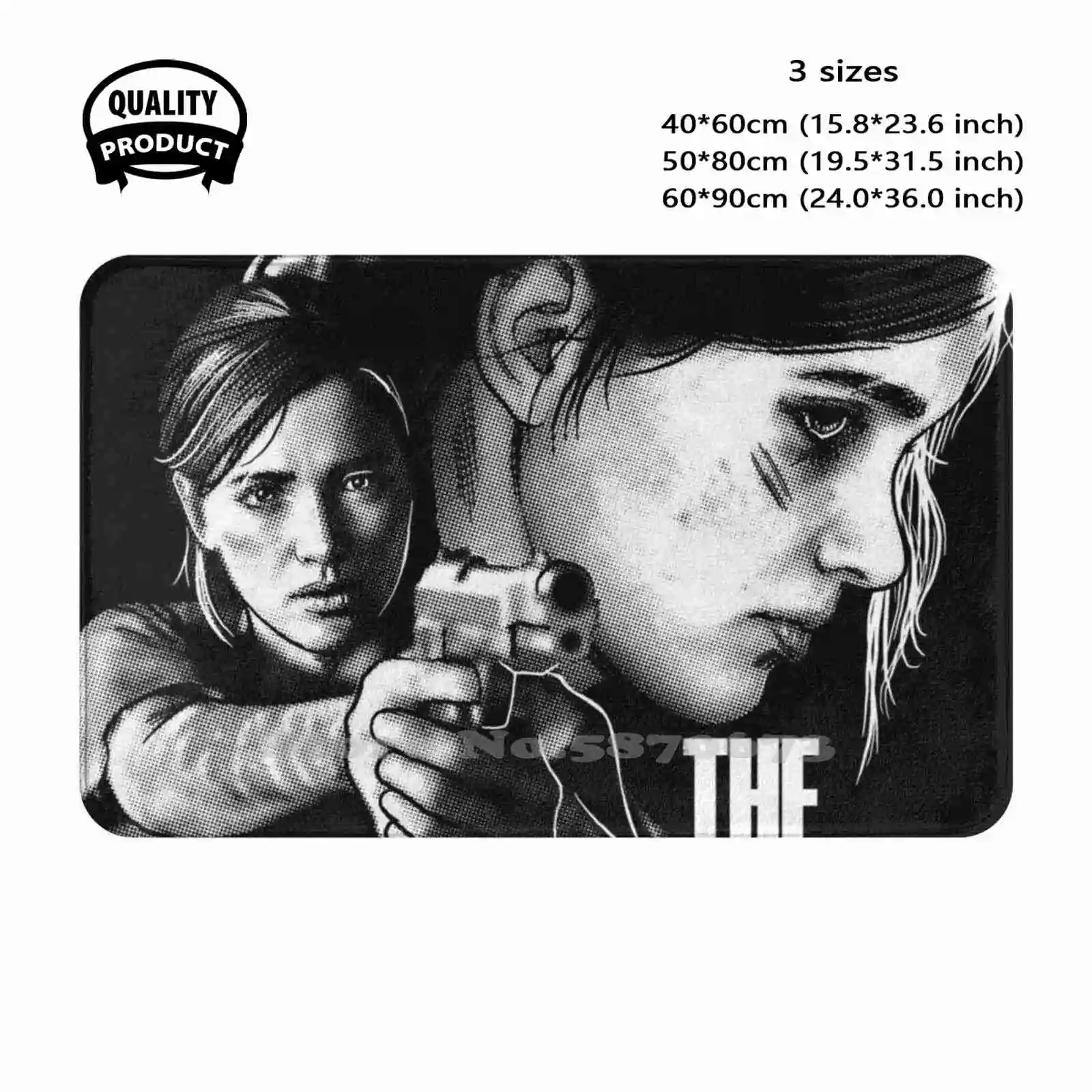 The Last Soft Cushion Home Carpet Door Mat Car Rug The Last Of Us Naughty Dog Ellie Joel Tlou Redemption