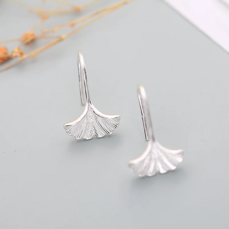 925 Sterling Silver Stud Earrings For Women Casual Style Girl Earings Personality Sterling-silver-jewelry Korean Earrings