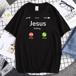 2022 New Arrival Jesus T Shirt Funny Calling Accept Or Decline That Is Question Design Faith Admire High Quality Brand T-Shirt