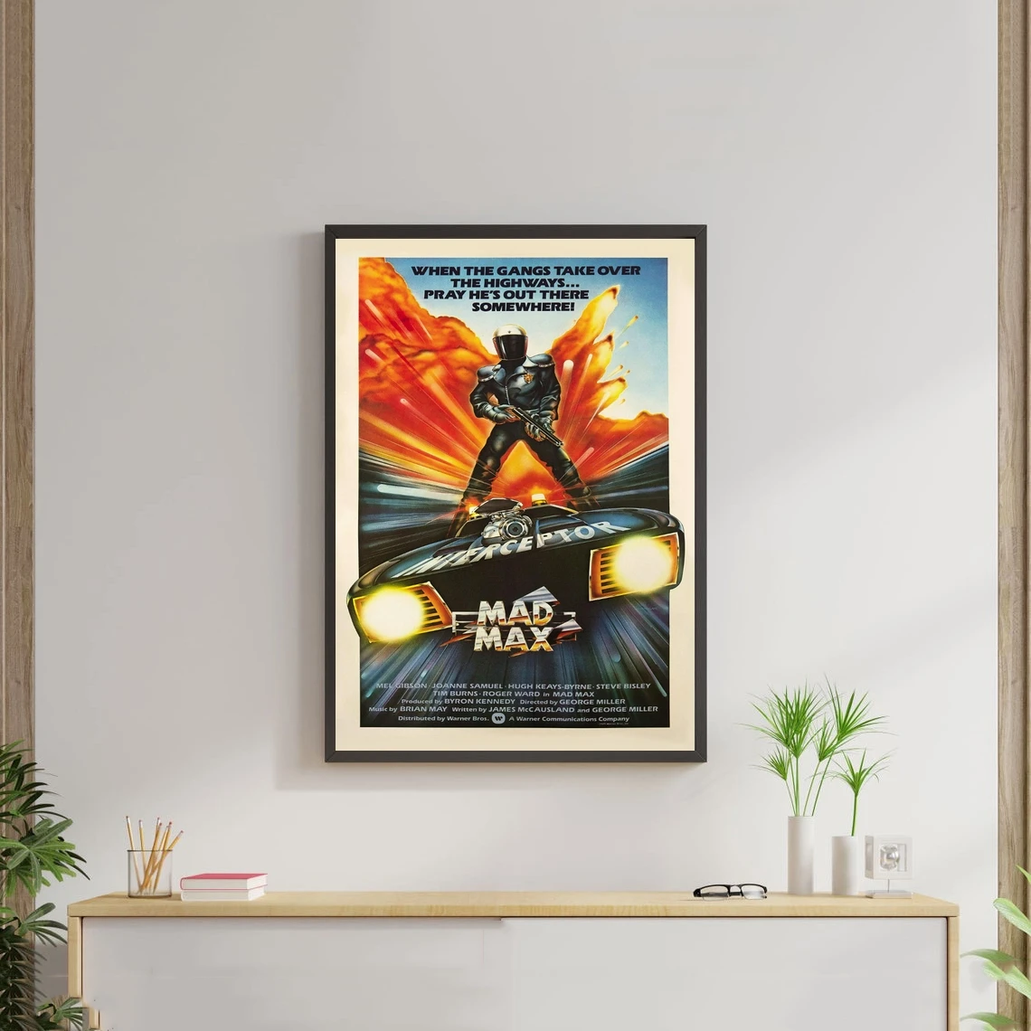 Mad Max Movie Poster Canvas Print Wall Painting Home Decoration (No Frame)