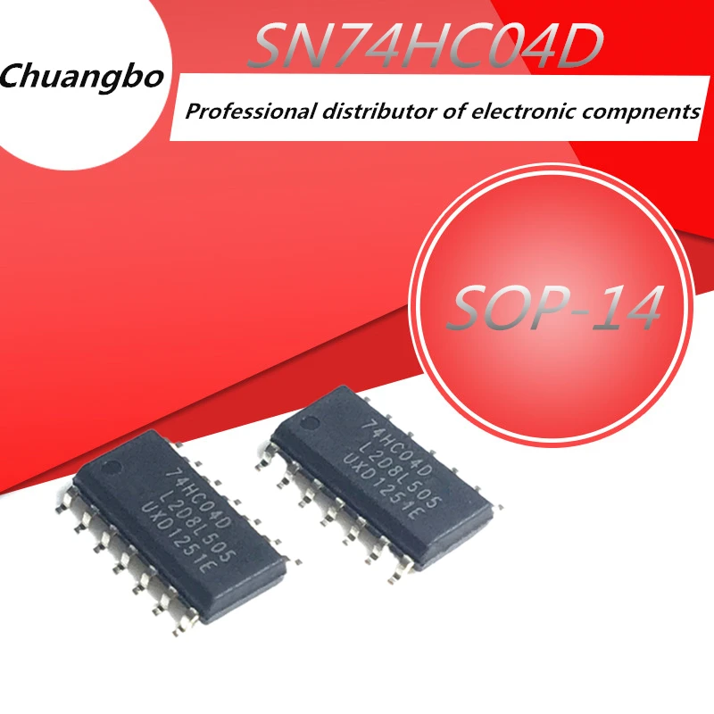 10pcs 74HC04D SN74HC04D SOP-14 74HC04 SOP New spot