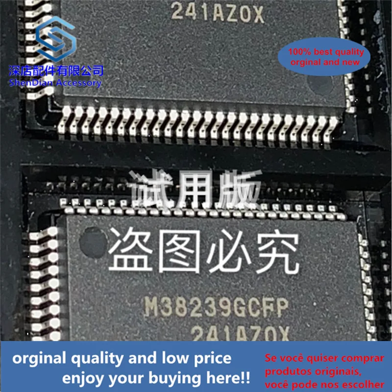 1 stücke 100% qualität orginal neue M38239GCFP RENESAS QFP80 M38239 QFP beste qualität