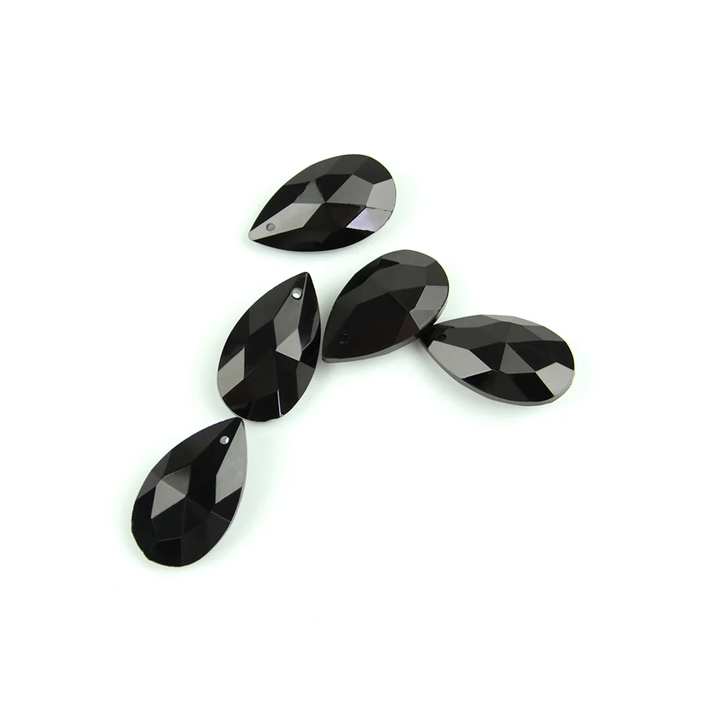 

Black 38mm/50mm/63mm/76mm Chandelier Glass Spare Parts Pendent Crystal Chandelier Lighting Decoration