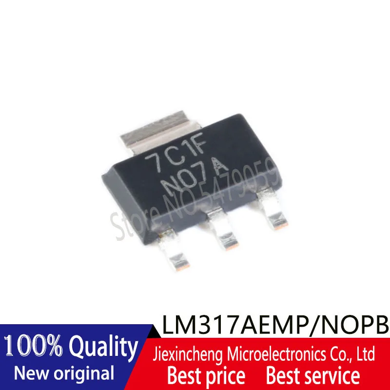 10 قطعة LM317AEMP N07A LM317 SOT223 الخطي الجهد منظم IC جديد الأصلي