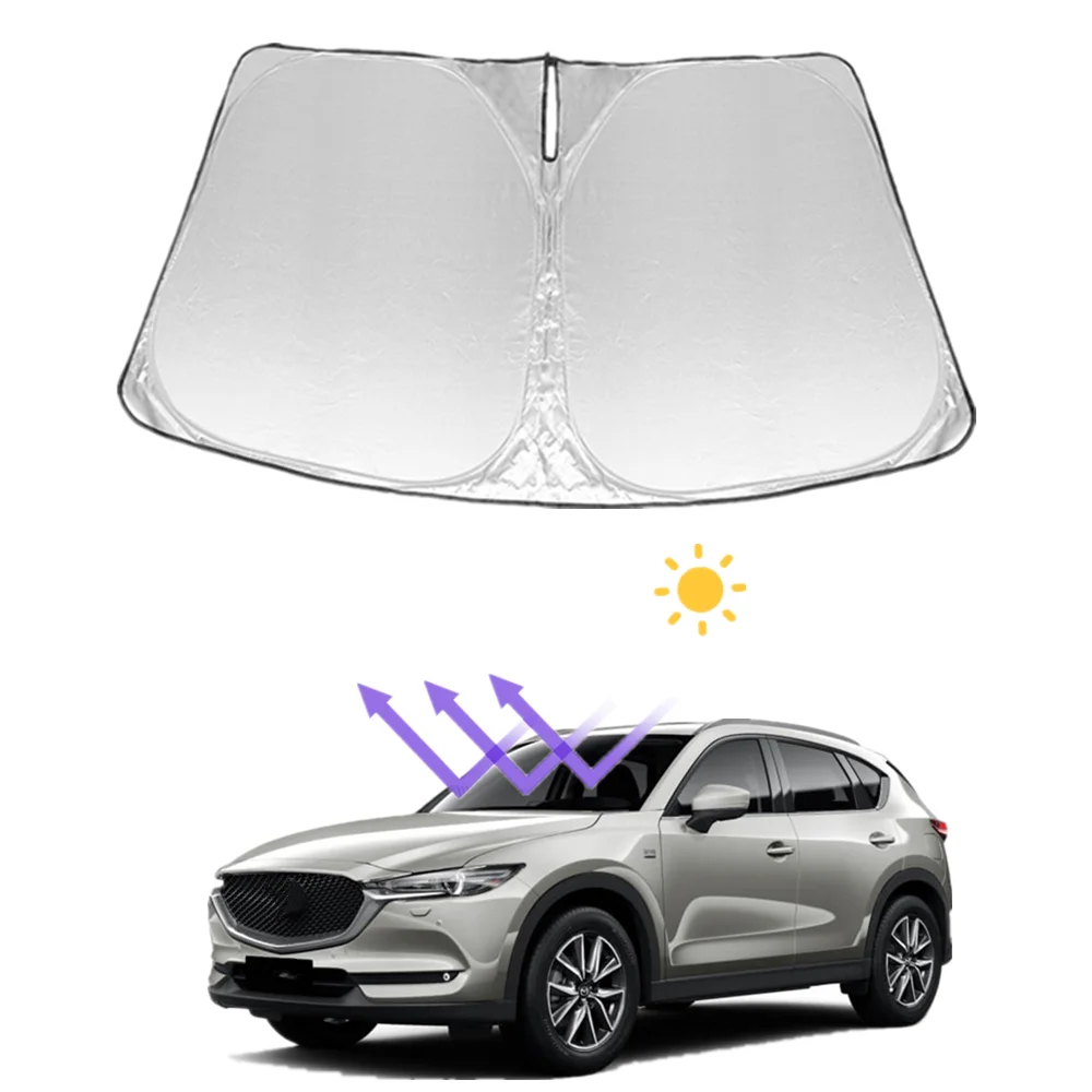 

Car Sun Shade Windshield Shade Foldable UV Block Heat Insulation Car Front Window Shade For Mazda CX5 CX-5 2017 2018 2019 2020