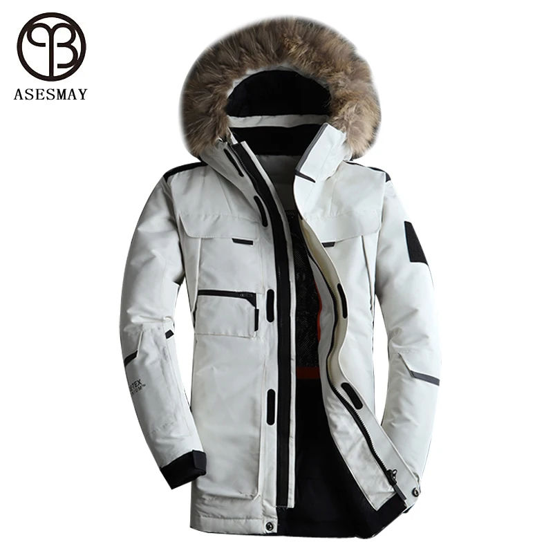 2021 Brand Winter Men Long Down Jacket Hooded High Quality Loose Wellensteyn Coat Man Thick Warm Parka Male Snow Coat