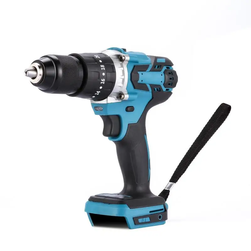 

3 In 1 Function 13mm Rechargeable Drill Cordless Impact Drill Color Steel Drill Rechargeable Lithium Electric Drill High-Power