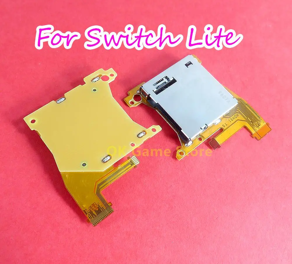 

10pcs/lot Original Game Card slot For Nintend Switch lite Game Console with headset motherboard PCB For NS Switch Lite parts