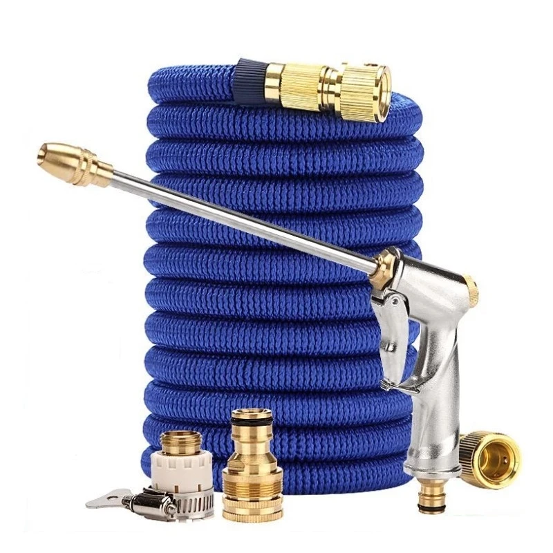 

Expandable Magic Hose Pipe High-Pressure Car Wash Hose Adjustable Spray Flexible Home Garden Watering Hose Cleaning Water Gun