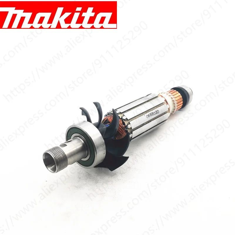 AC220-240V Armature Rotor Anchor for MAKITA RT0700C RT0702C 515844-0 518802-5 Trimming Machine Rotor Power Tool Parts