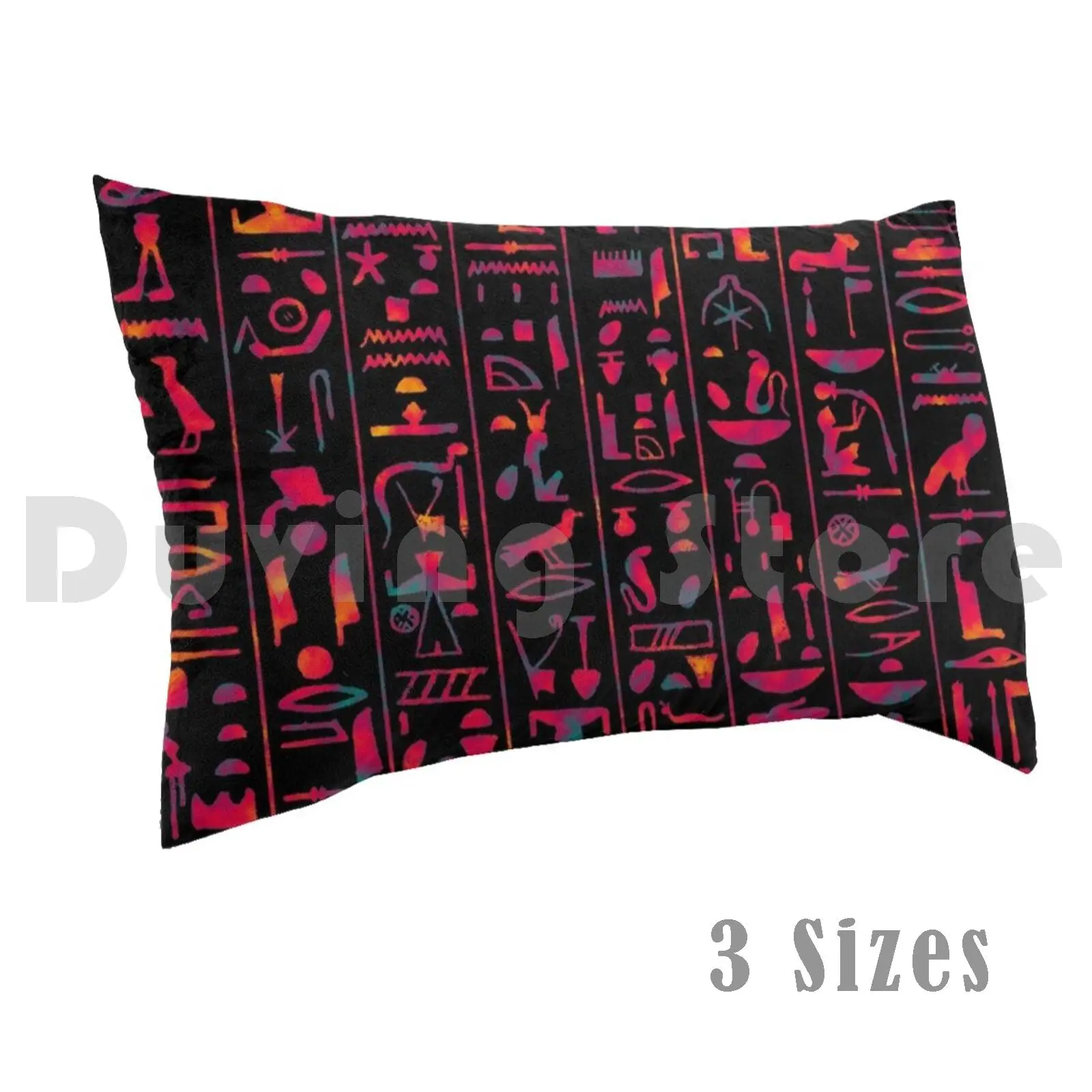 

Hieroglyphics Hot Pillow Case Printed 50x75 Egypt Egyptian Hieroglyphic Hieroglyphics Ancient Vintage Old