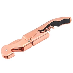 Rose Gold Corkscrew Wine Beer Bottle Opener Utensils Kitchen Gadgets Multifunction Stainless Steel Wine Accessories