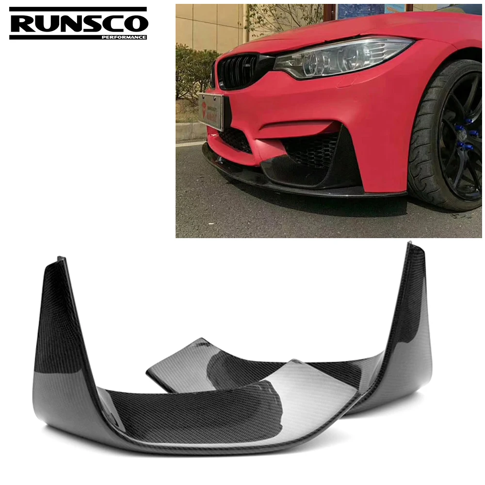 

Carbon Fiber Front Bumper Chin Lip Spoiler for BMW 3Series F80 M3 4Series F82 F83 M4 2012 - 2018 car accessories styling