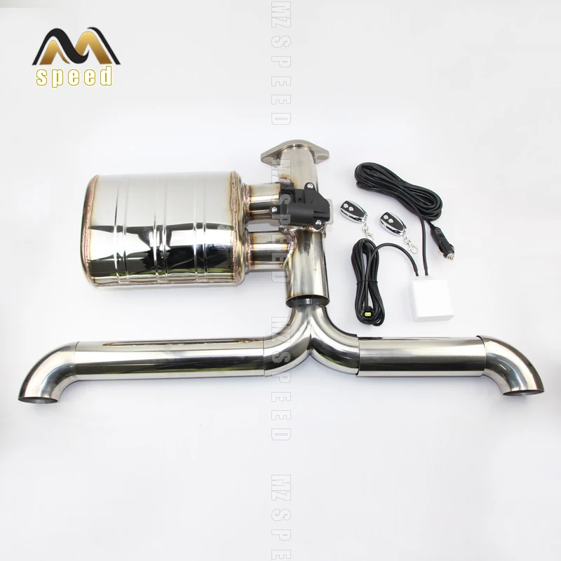 car Accessories Modified exhaust pipe muffler 304 stainless steel electronic remote control valve exhaust pipe suitable for E46