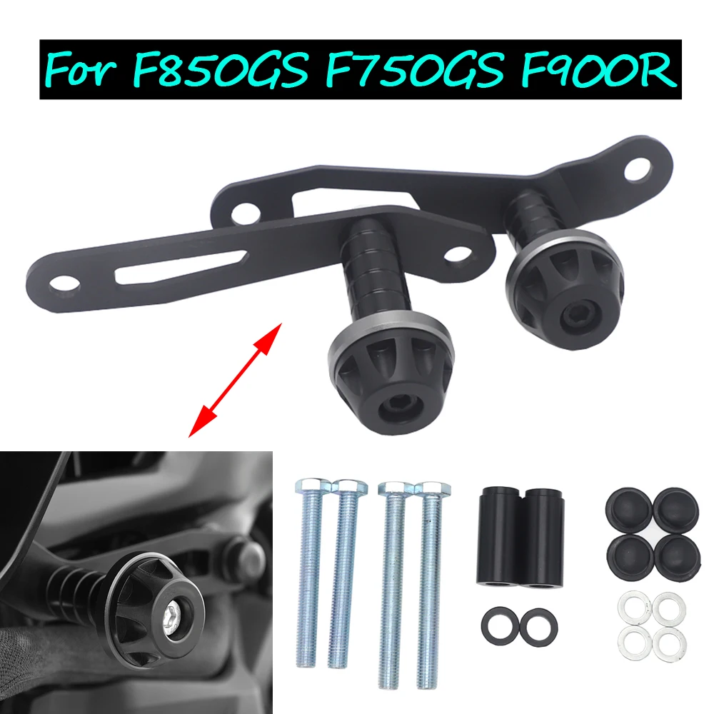 For BMW F850GS F750GS F900R F900 Motorcycle Frame Sliders Anti Crash Guard Pad Side Shield Modified Bumper Crash Stops Protecto