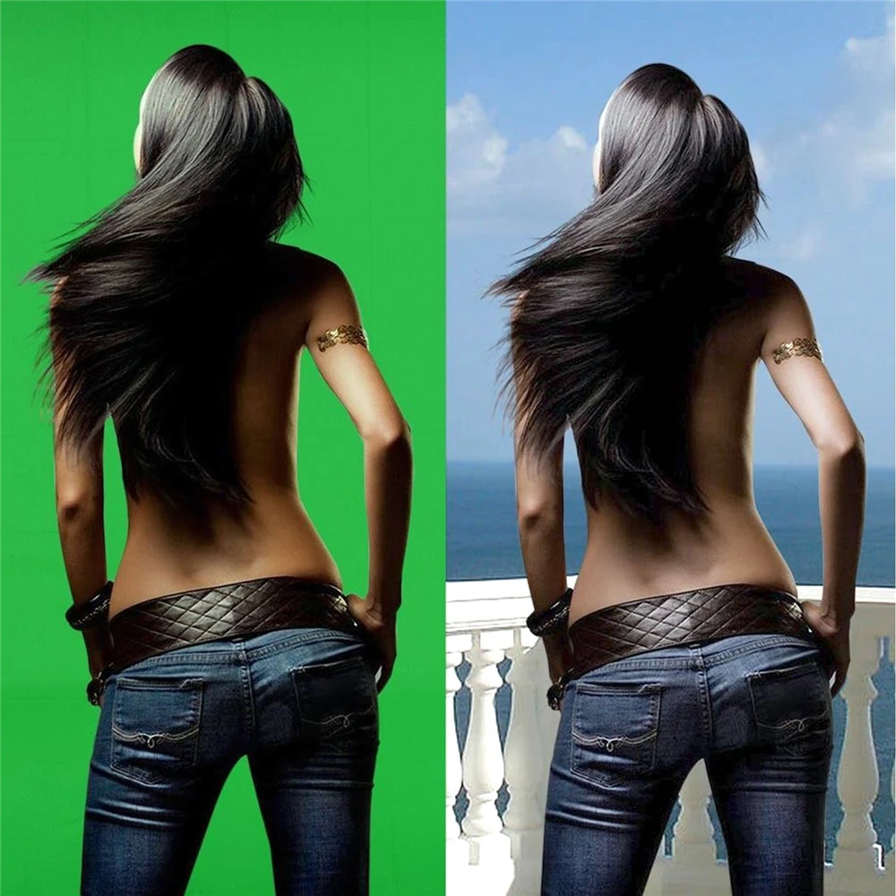 1.6X1m fotografia استوديو التصوير الفوتوغرافي شاشة خضراء كروما مفتاح خلفية خلفية للاستوديو إضاءة الصور غير المنسوجة