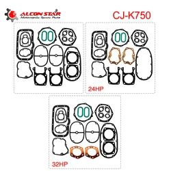 Alconstar- CJ-K750 Engine Parts Repair Kit Flat Head Oil Seal 24HP/32HP Fit For CJ-K750 M1M SV Ural M72 For BMW R71 R72 K750