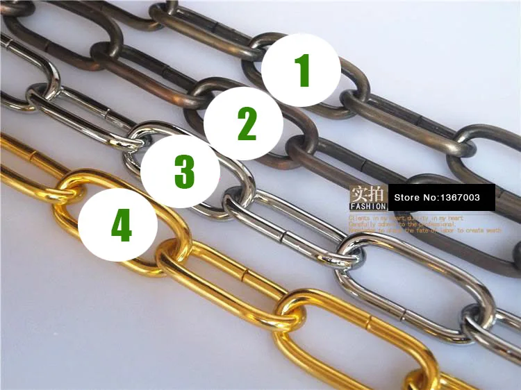 Length 60cm ,Thick 4mm chandelier candle lamp sling Iron chains bearing tension chain metal plating bronze Honggu