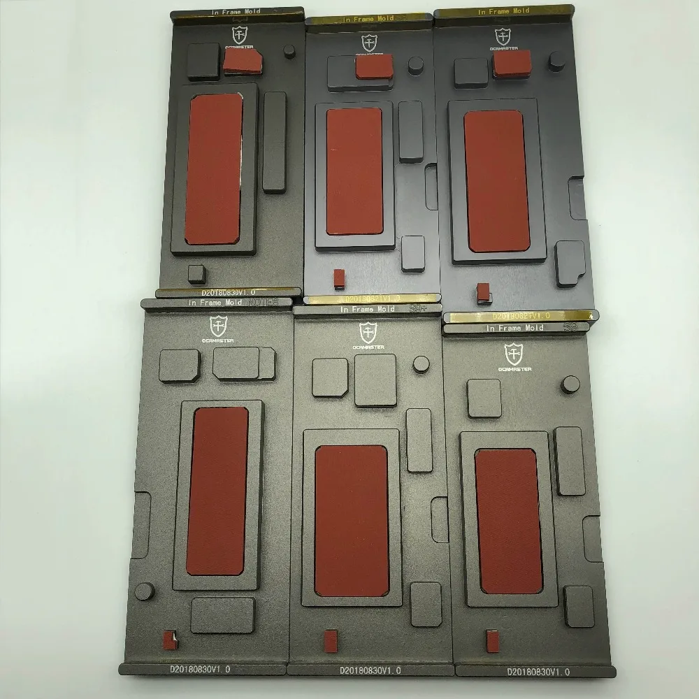 OCA MASTER LCD Laminating Mold Middle Frame Mold for SAM s7 edge s8 s8 plus s9 s9 plus Inframe Mold Glue Clean Mould