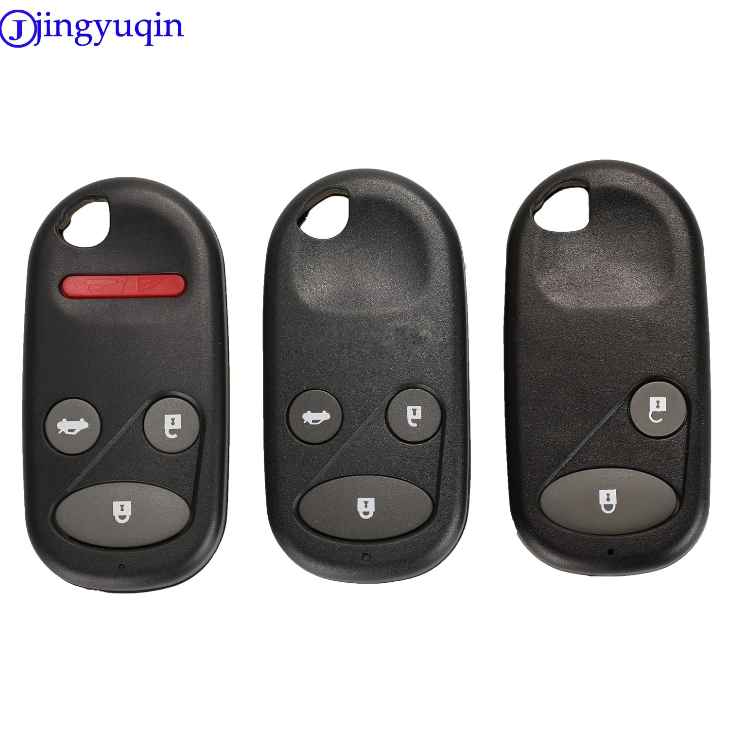 

jingyuqin 2/3/4 Buttons style Remote Key Fob Case Shell for Honda Civic CRV Accord Jazz
