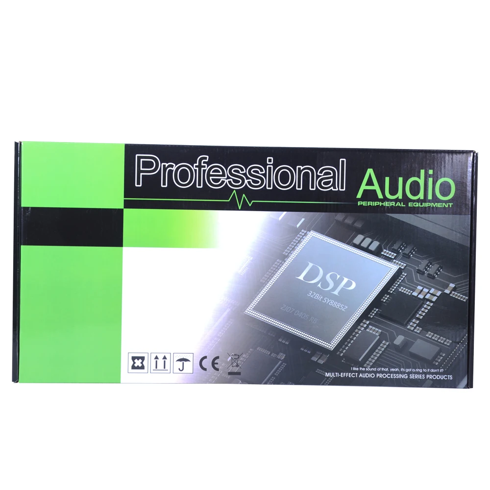 معالج Leicozic 24Bit 4by8 احترافي معالج صوت 4In8Out DSP معالج صوت معادل الصوت DJ Studio PS480