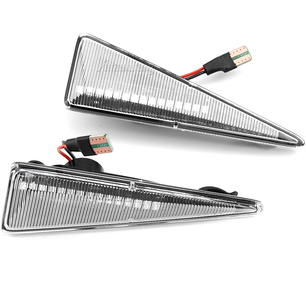 2pcs Led indicatore di direzione dinamico indicatore di direzione laterale lampada lampeggiante sequenziale per Renault Espace MK4 Vel Satis Wind