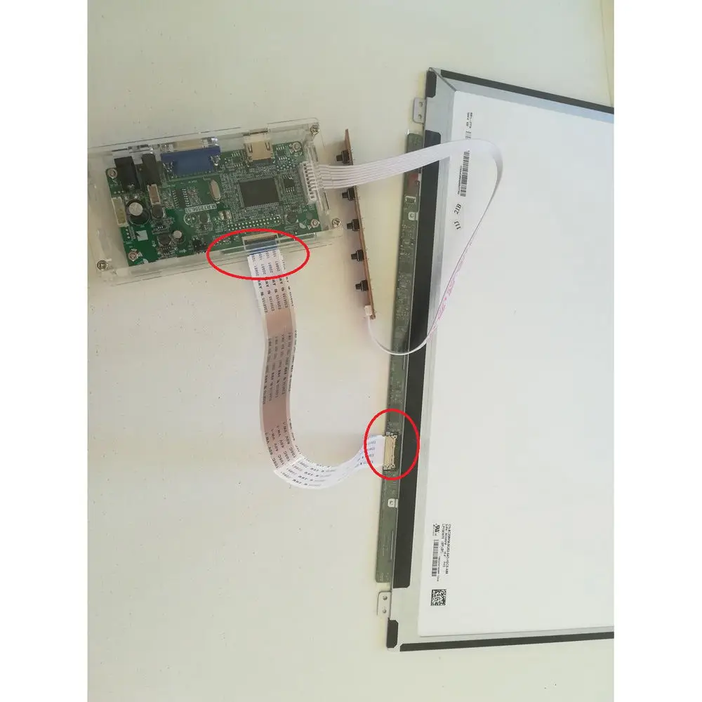Display 15.6" Controller board DRIVER LED EDP HDMI-compatible 30Pin LCD for LP156WF6-SPM1/SPM2 1920X1080 VGA SCREEN KIT Monitor - view 4