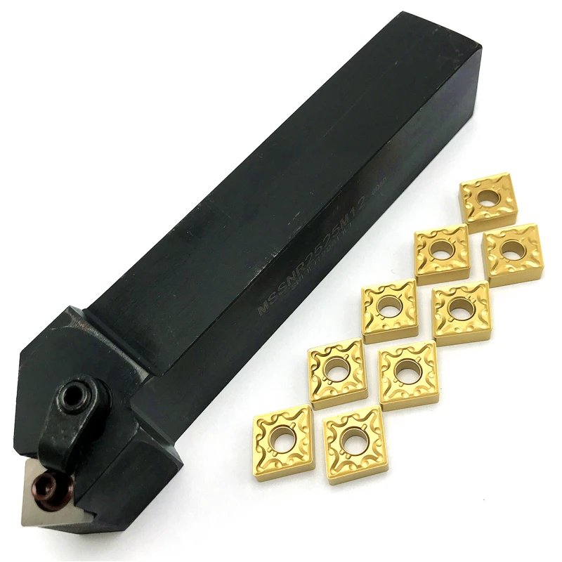 MSSNR1616H12 MSSNR2020K12 MSSNR2525M12 CNC Bên Ngoài Giá Đỡ SNMG120404 SNMG120408 Carbide Miếng Tiện Dụng Cụ Quay Lắp