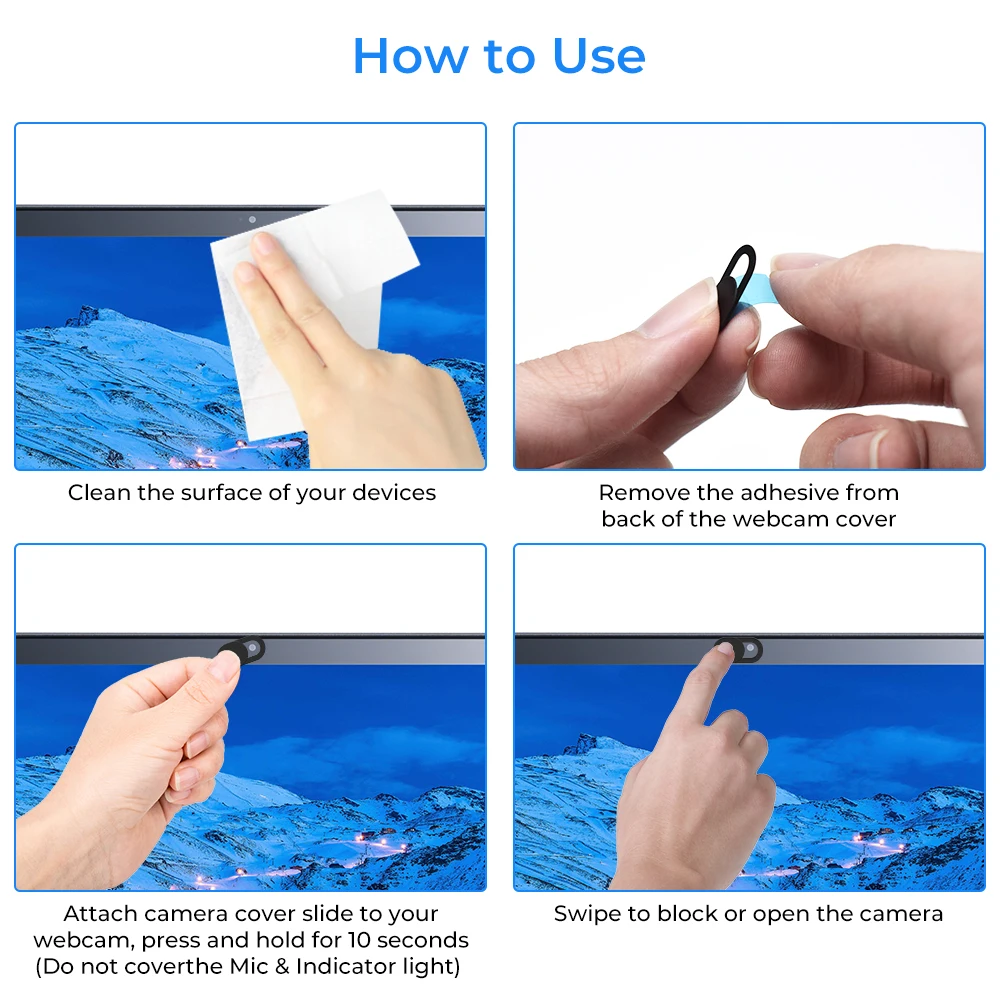 Webcam Cover Universal Phone lens Antispy Camera Cover For PC iPad Web Laptop Macbook Tablet lenses Shutter Privacy Sticker