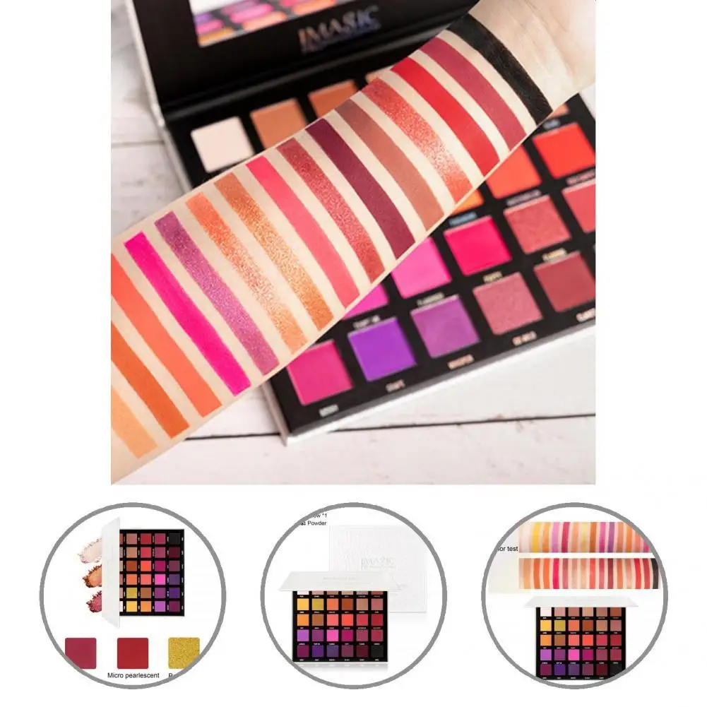 

Eyeshadow Square Color Palette Fine Powder Eyeshadow Pearlescent Excellent Saturation Beauty Eyeshadow