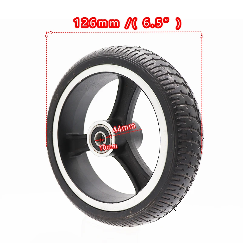 

5 Inch Non Pneumatic Soild Tire 5x2 Scooter Tyre for Wheelbarrow Wheel Electric Vehicle