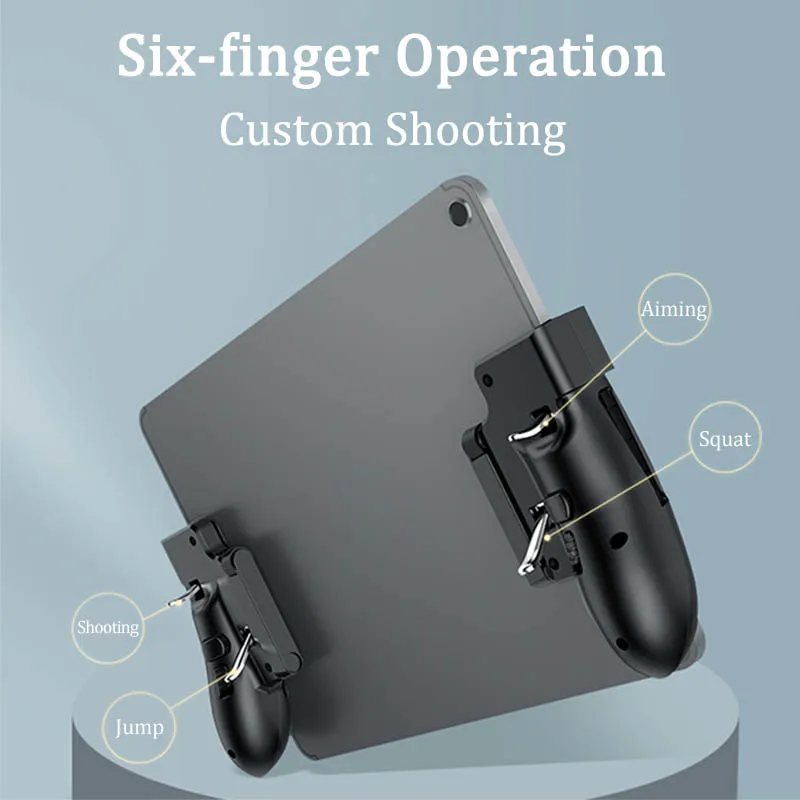 عصا تحكم PUBG للجهاز اللوحي وحدة تحكم pubg ipad لوحة تحكم L1R1 مشغل ألعاب محمول مشغل ipad مطلق النار زر لعبة joypad
