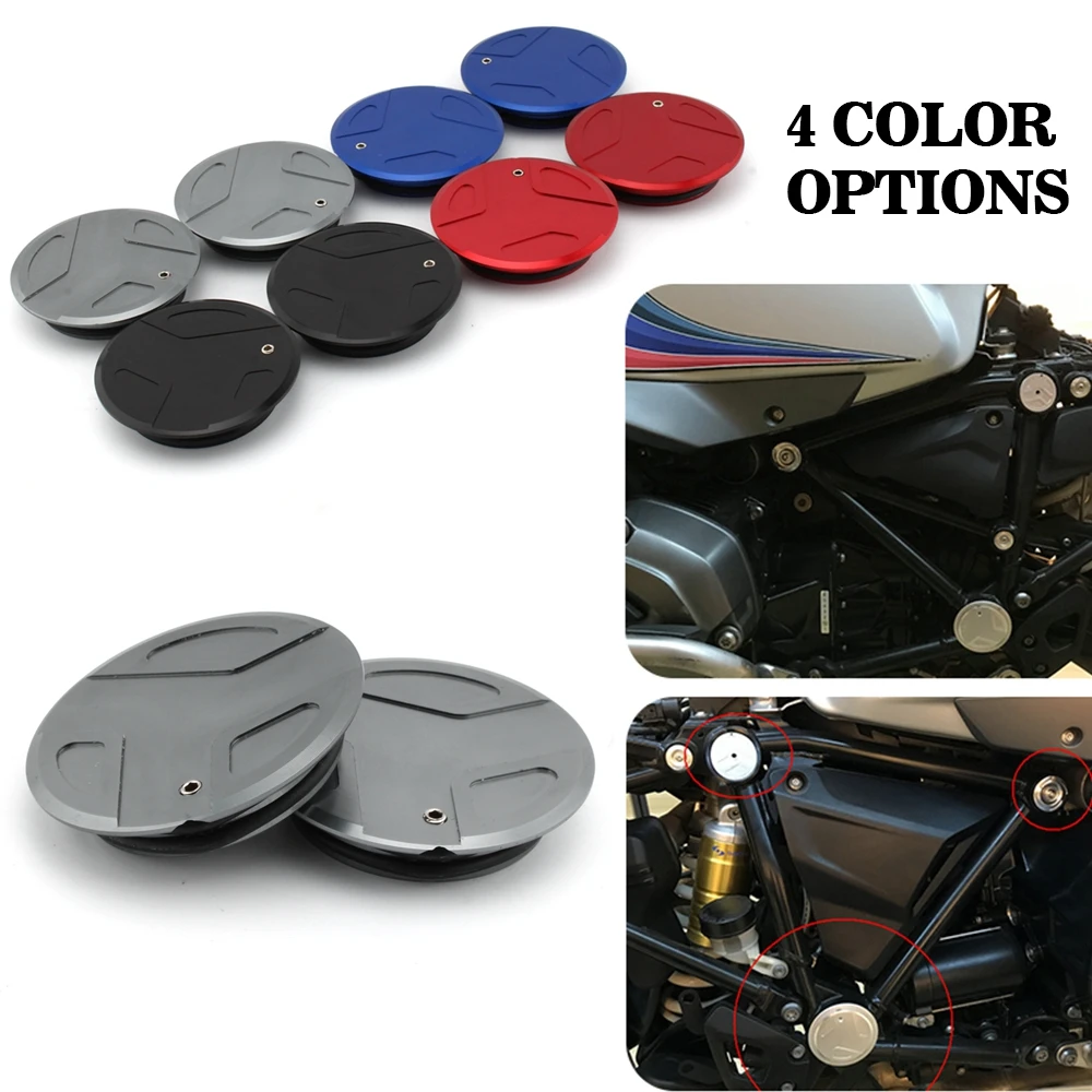 Frame Hole Caps Decorative Cover Plug For BMW R1200GS LC Adventure R1250GS ADV R 1200 1250 R1200 R1250 GS 2013-2024 2019 2020