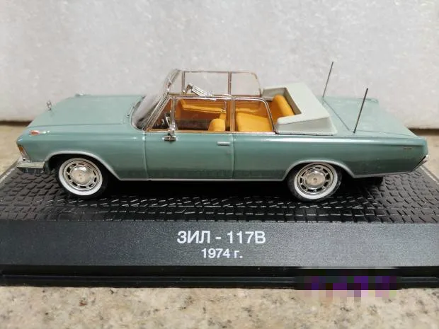 

Special Price 1/43 New Die-cast Metal Soviet Convertible 3NN-117B 1974R Model Furniture Exhibition Collection Toys For Children