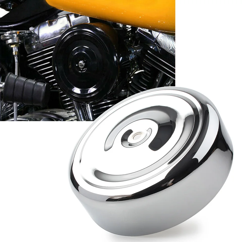 For Harley Chrome Stage 1 Air Cleaner Outer Cover Dyna Softail FLST Road Glide For Harley Chrome Stage 1 Air Cleaner Outer Cover Dyna Softail FLST Road Glide