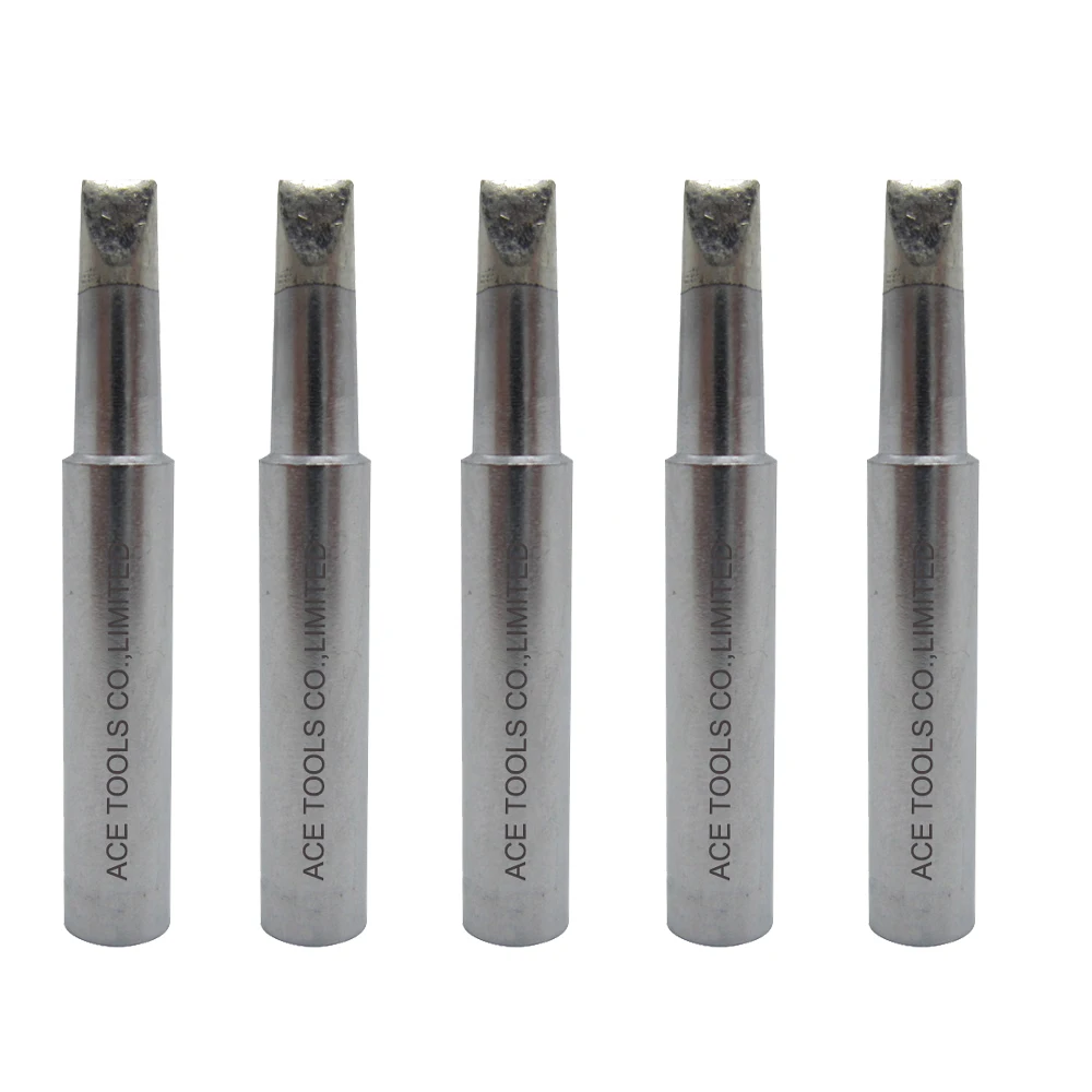 Cincel de puntas de soldadura MXTC de 5 piezas, reemplazo de 3,2mm apto para WELLER WSD71 WSDT1 WP70, estación de hierro sin plomo