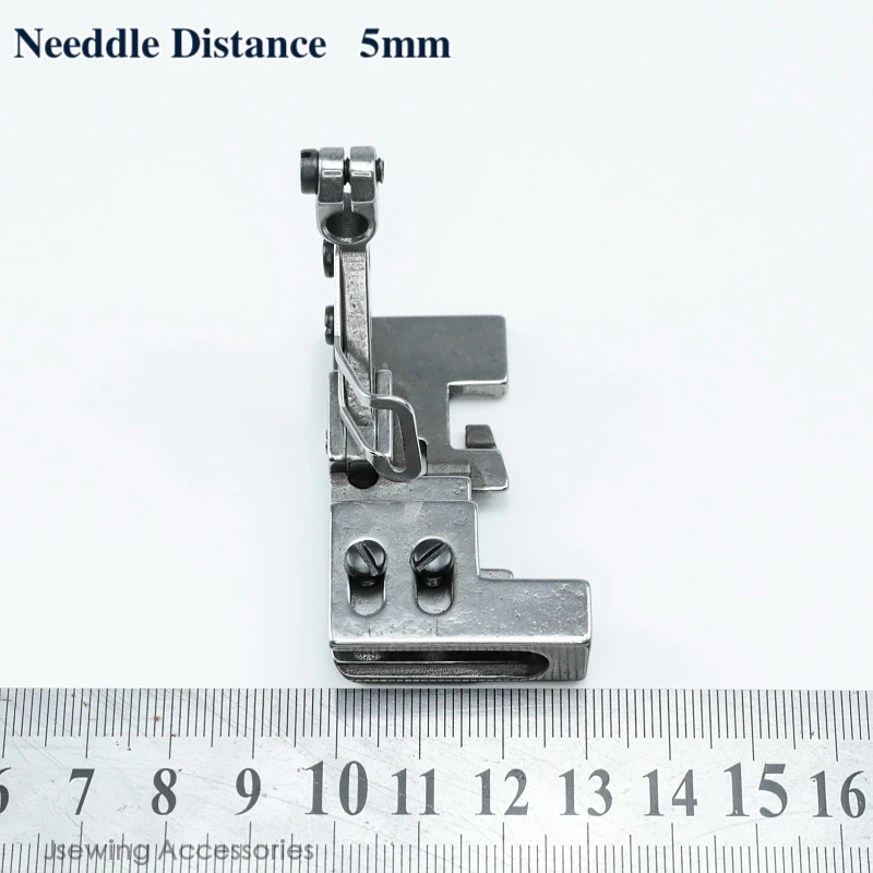 Gathering Presser Foot (Pleating/Shirring) Fit 5 Thread Overlock Sewing Machine Siruba 988 Pegasus EX5200 M800 Jack 798 Hikari