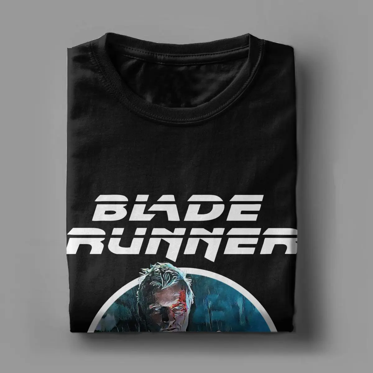 Blade Runner Retro Movie T Shirt for Men Pure Cotton Cool T-Shirts Crewneck Tees Short Sleeve Clothing Gift