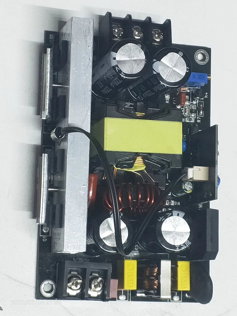 Amplificador de potência de comutação suave quase ressonante de dupla tensão, 420W LLC, Fonte de alimentação comutada, 36 +-40 +/-42, pode ser sintonizado, 8954