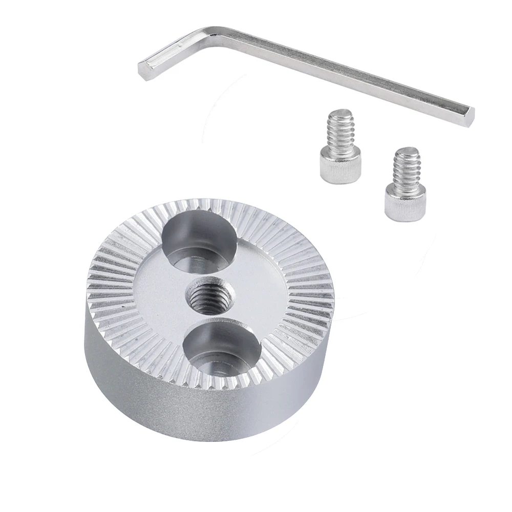 Adattatore di montaggio per rosetta Standard Kayulin ARI filettatura femmina M6 per impugnatura a gabbia per fotocamera