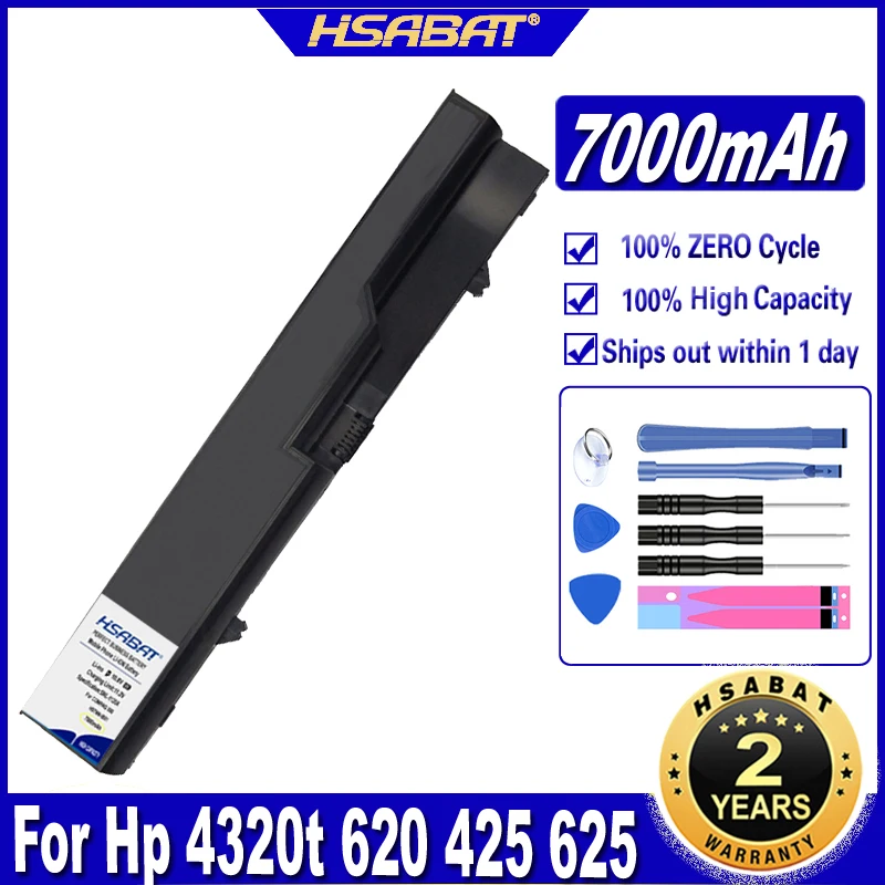 HSABAT 4325s 4326s 4420s 7000mAh Battery for HP 4320t 620 425 625 ProBook 4320s 4321S 4421s 4425 4520s 4525s PH09 PH06