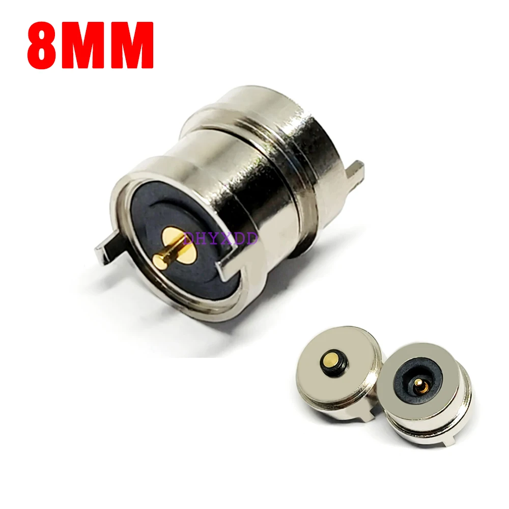 1 PCS Magnetic Connector DC Smart Water Cup Charging Magnet 3A Current LED Light Power Socket Power Diameter 8mm