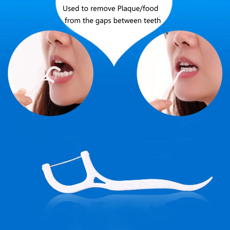 

30 шт. одноразовая пластиковая зубочистка, зубная нить, гладкая зубная нить высокого напряжения, портативная зубная нить, стоматологическая