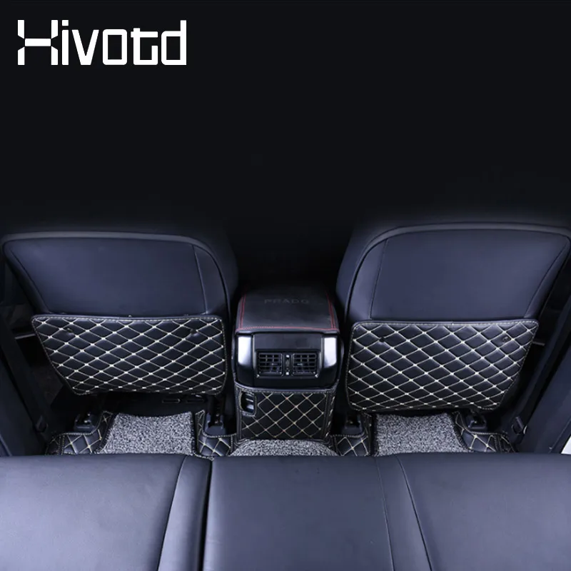 Seat Back Anti-Kick Mat Cover Anti-Dirty Pad Protection Cushion Decoration Interior Accessories For Land Cruiser Prado 150 2020