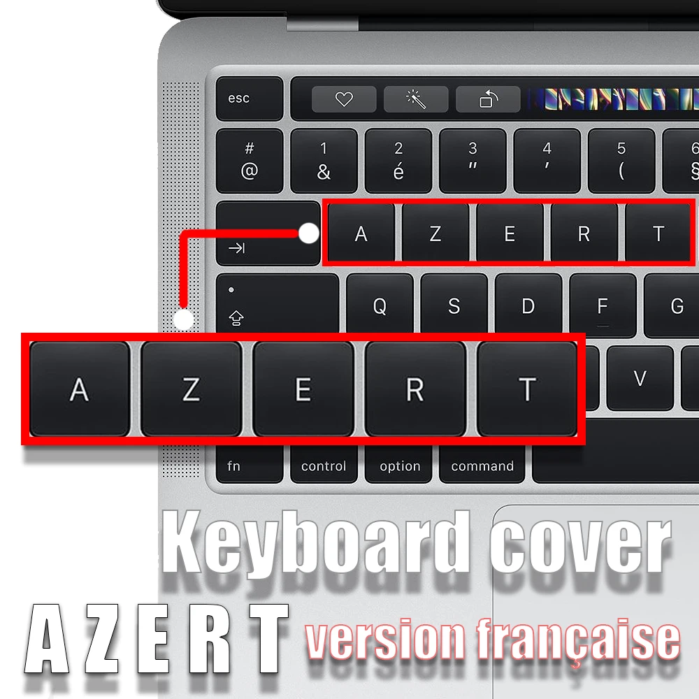 

Keyboard Cover For Macbook Air13 A2337 Keyboard stickers pro13 keyboard case Laptop Accessories A2289 A2251A2159 in French AZERT