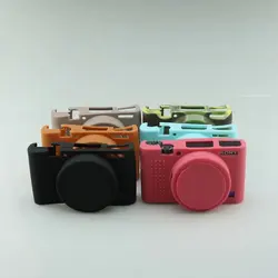 Soft Silicone Camera Case For Sony RX100 III RX100 IV RX100 V VI RX100 VII Rubber Protective Body Cover bag Skin Camera case