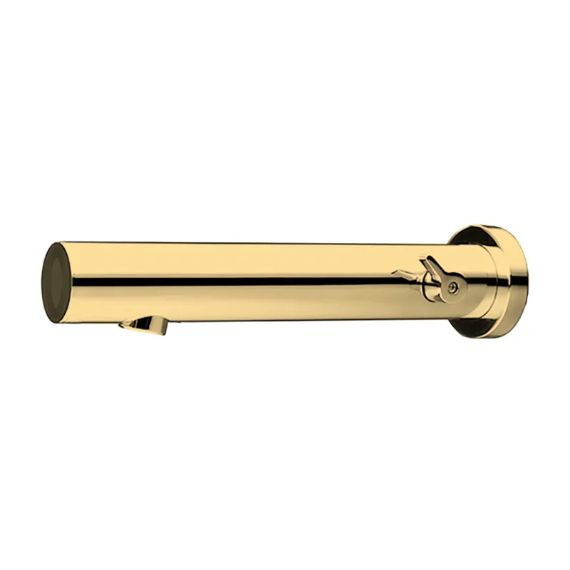 Chrome Brass Wall Mounted Integrated type Automatic Sensor Tap  Wash Basin Touchless infrared Faucet hot cold Sensor Faucet