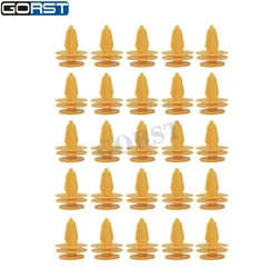 지프용 리테이너 클립 트림 패널 패스너, 그랜드 체로키 범퍼 문짝 버클, 인테리어 플라스틱 리벳, 6507686-AA, 25 개